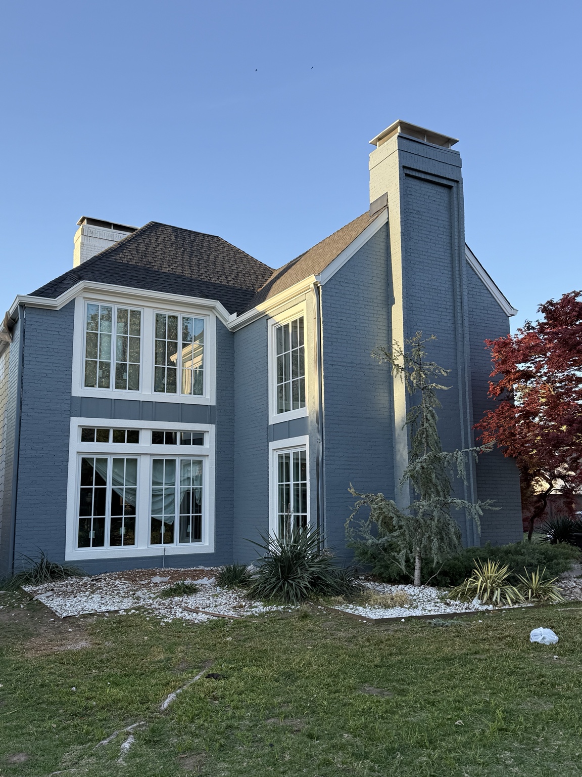 Residential exterior painting project